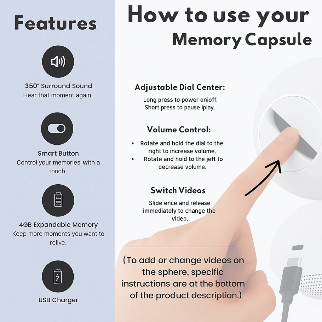 PAWZONES™ Personalized Video Orb